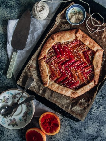 Rhubarb Galette