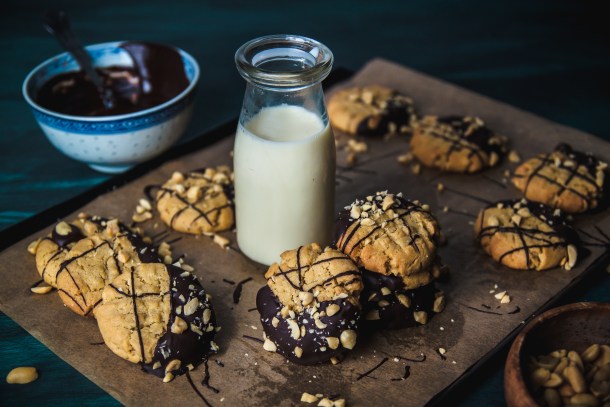 vegan peanut butter cookies