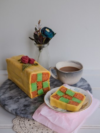 vegan battenberg